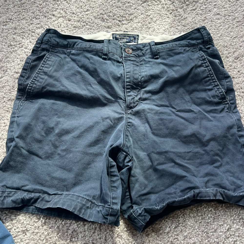 Navy Abercrombie Men’s Shorts 7 inch